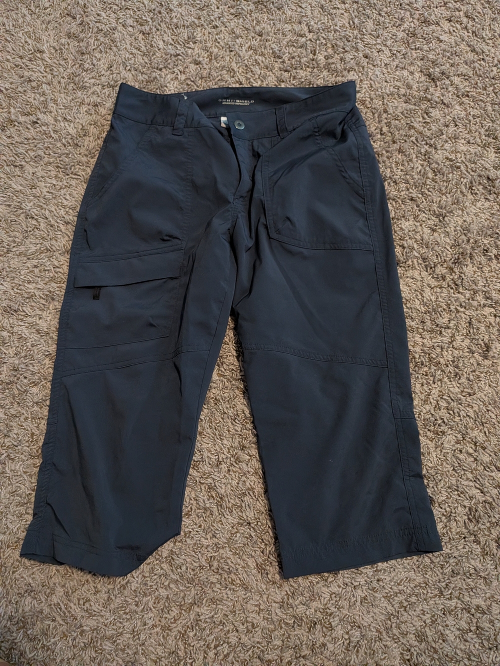 Columbia Dark Navy Women's Capri Cargo Pants